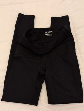 SPANX Sz S Black Leggings, Excellent Condition